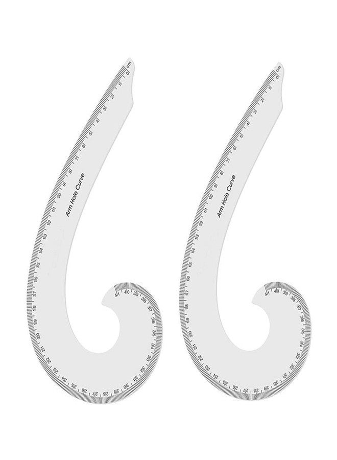 Hesch 9 Armhole French Curve Set of 2 with Marking - Image 1